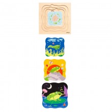Wachstumpuzzle Frosch