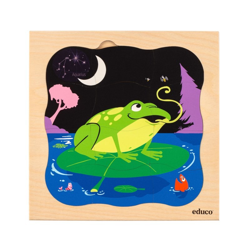 Wachstumpuzzle Frosch