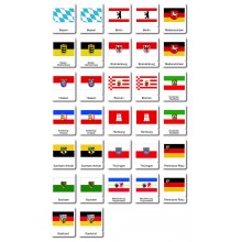 Germany - National flags - Classification maps - German