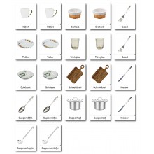 food - classification cards - German