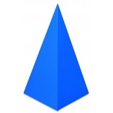 Large geometric bodies - pyramid with a square base