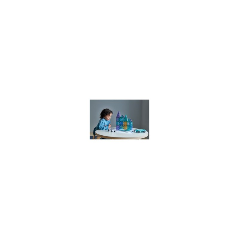 Magnetic Building Blocks 110 pieces glitter