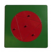 Inscribed triangle in a circle