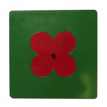 Vertikale Blumenfigur
