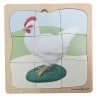 Huhn Wachstumspuzzle