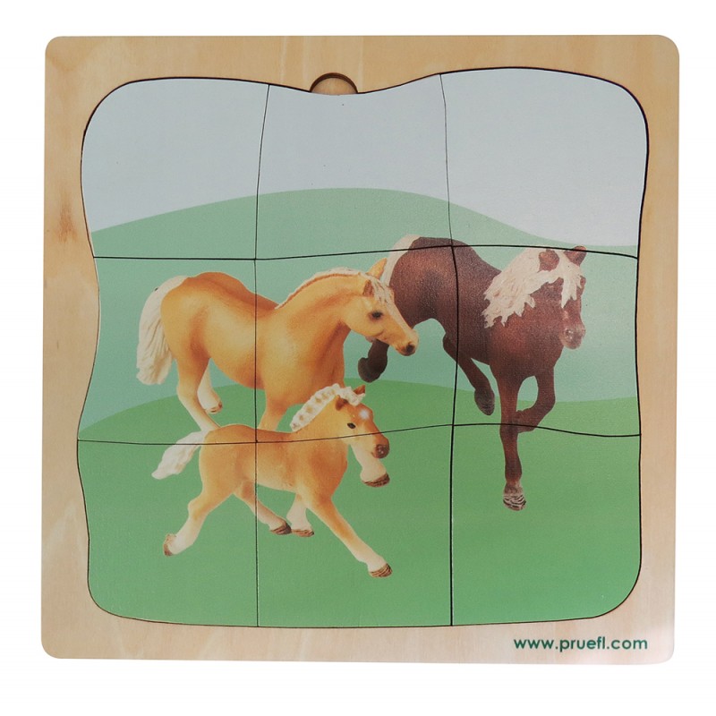 Pferd Familie Wachstumspuzzle
