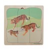 Tiger Familie Wachstumspuzzle