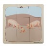 Schwein Familie Wachstumspuzzle