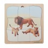 Lion Family Growth Puzzle