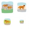 Dog Family Growth Puzzle