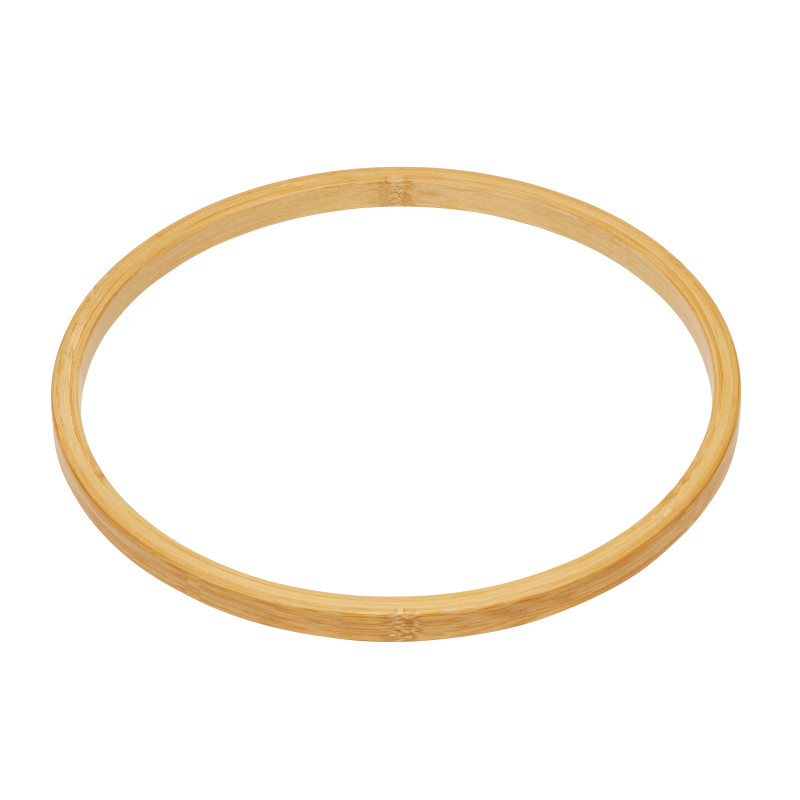 Hula-Hoop-Reifen: transparent lackiert (30 cm)