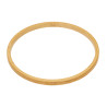 Hula-Hoop-Reifen: transparent lackiert (30 cm)