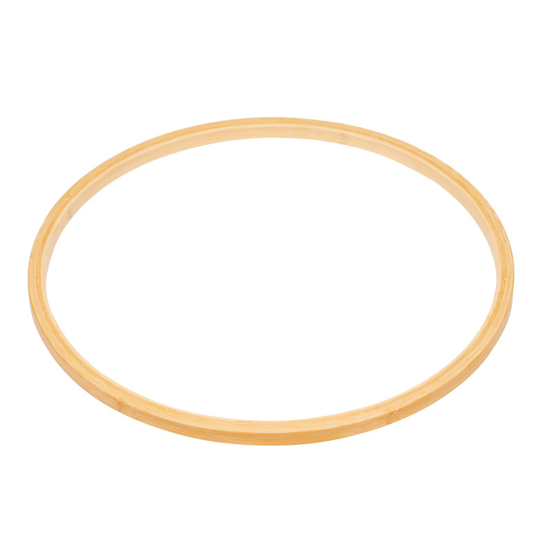 Hula-Hoop-Reifen: transparent lackiert (45 cm)