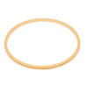 Hula hoop ring: transparent lacquered (45 cm)