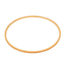 Hula hoop ring: transparent lacquered (60 cm)