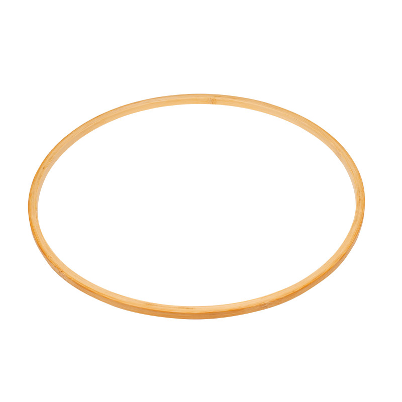 Hula-Hoop-Reifen: transparent lackiert (60 cm)