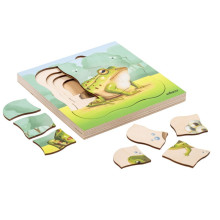 Growth puzzle frog