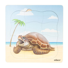 Wachstumspuzzle Schildkröte