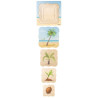 Growth puzzle coconut palm