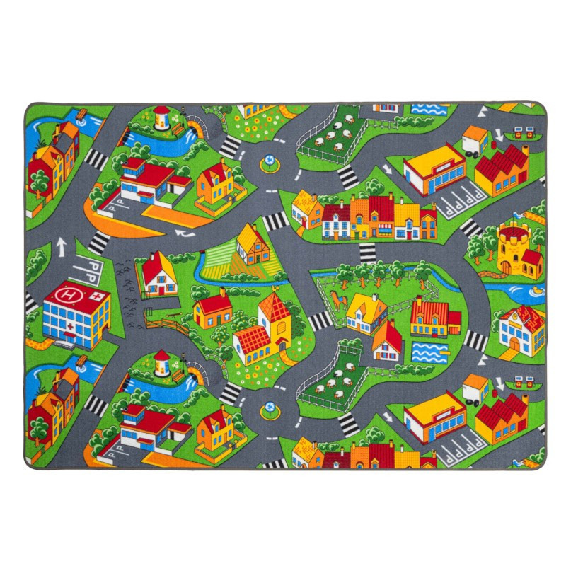Verkehrsspielteppich - Stadt