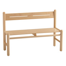 Bench with backrest for children
