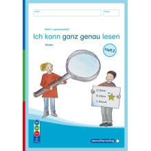My magnifying reading book 2 - I can read very precisely - Words - Edition with article marking (DaZ)