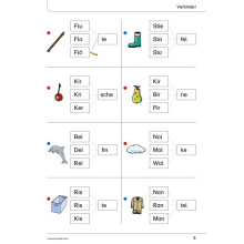 My magnifying reading book 2 - I can read very precisely - Words - Edition with article marking (DaZ)