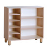 Montessori shelf with 8 compartments