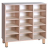 Montessori shelf with 15 compartments