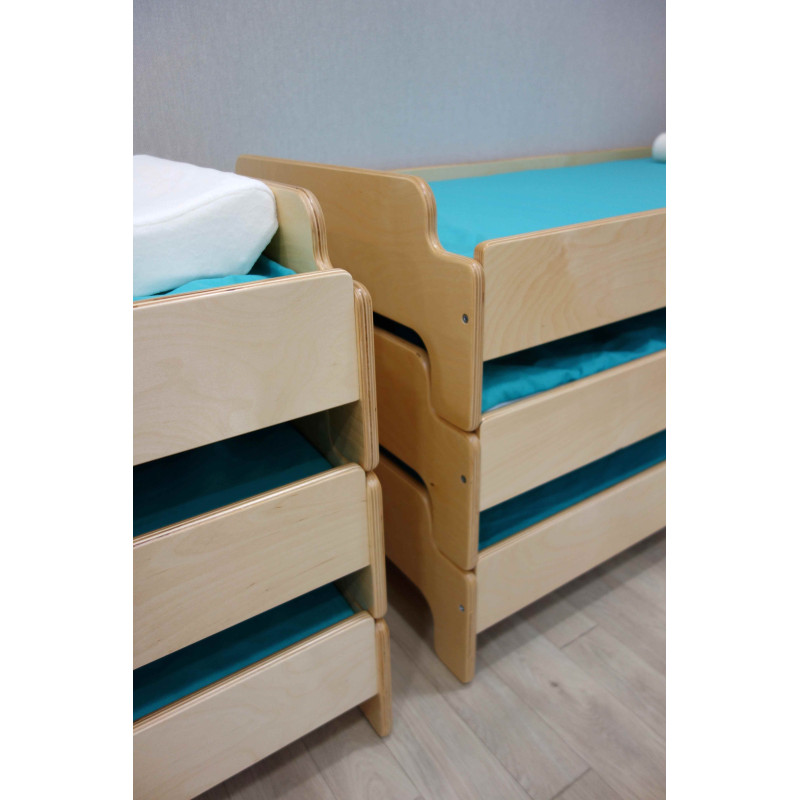 Kinderbett (stapelbar)