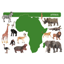 Card file animals Africa