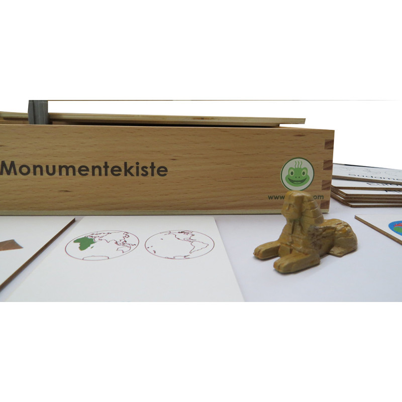 Monumentenkiste – Montessori Wahrzeichen der Kontinente