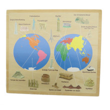 Monument box – Montessori landmarks of the continents