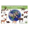 Card file animals Europe