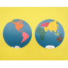 Puzzle Map Of The World Parts(occident)