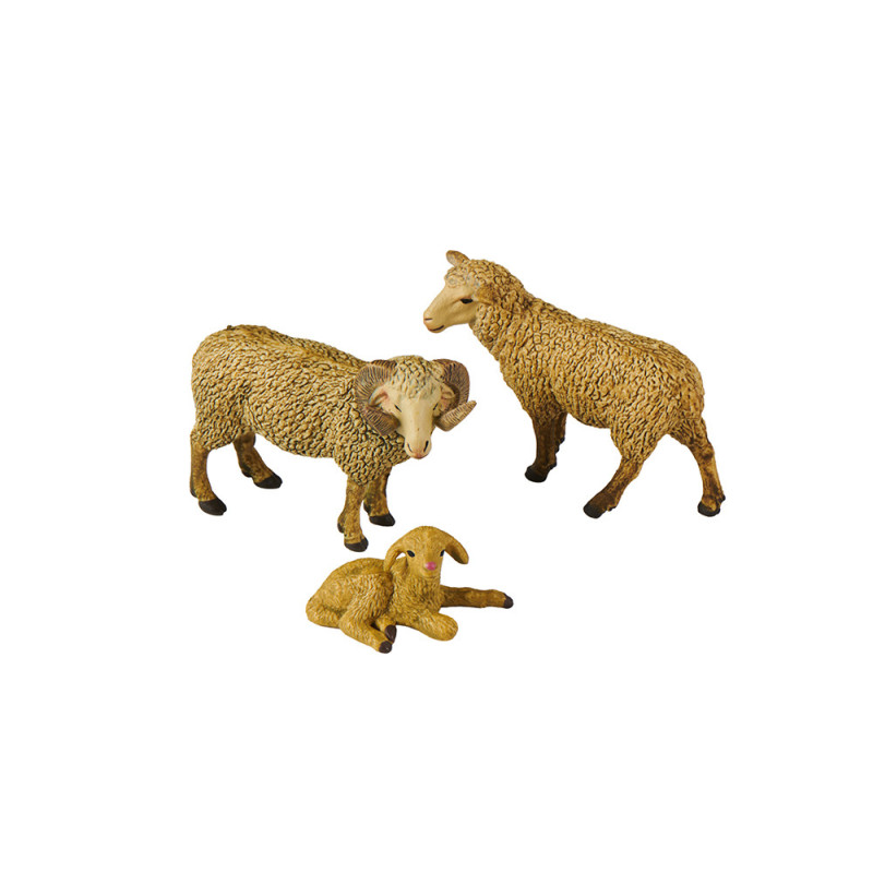 Animal family sheep - figures