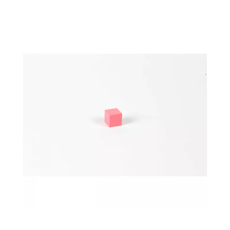 Rosa Turm: Würfel 2 x 2 x 2 cm