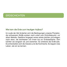 Unsere Erde - Erdschichten