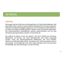 Getreidesorten Arbeitskartei