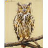 Holz-Puzzle realistisch Eule