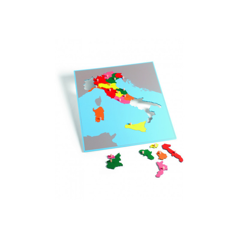 Puzzle mapa Taliansko