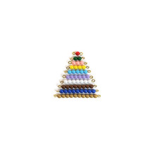 Colored Bead Stair 1-10: Individual Beads Nylon, 1 Set