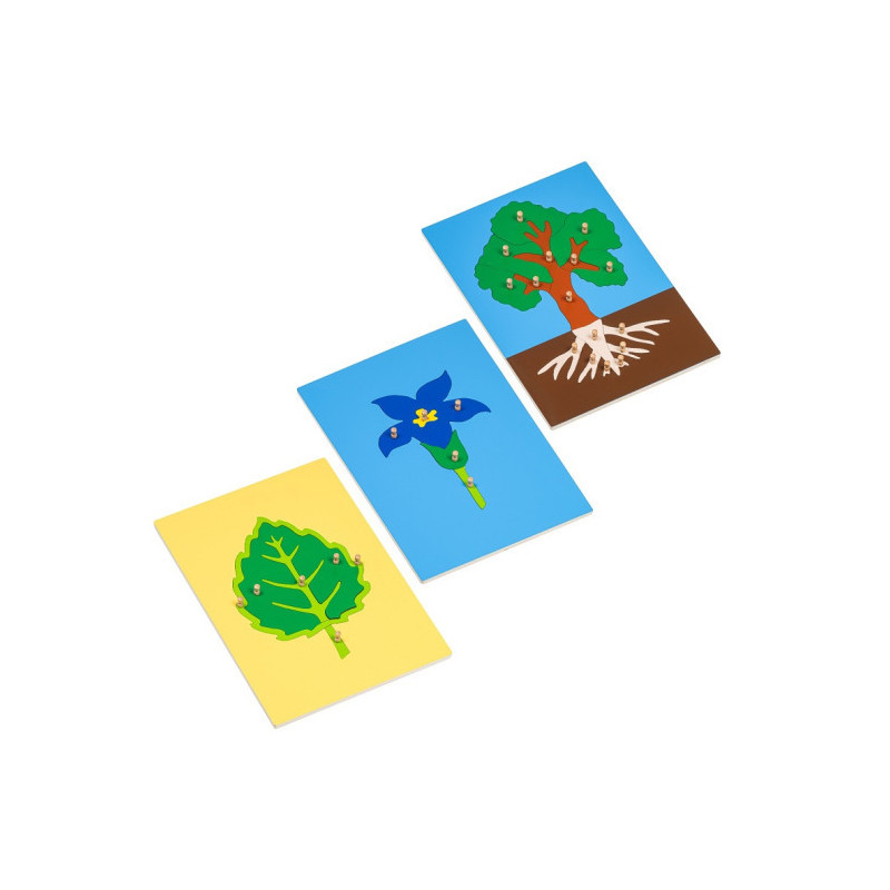 Puzzleset - Baum, Blatt, Blumen