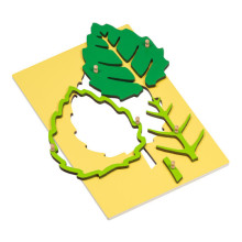Puzzleset - Baum, Blatt, Blumen