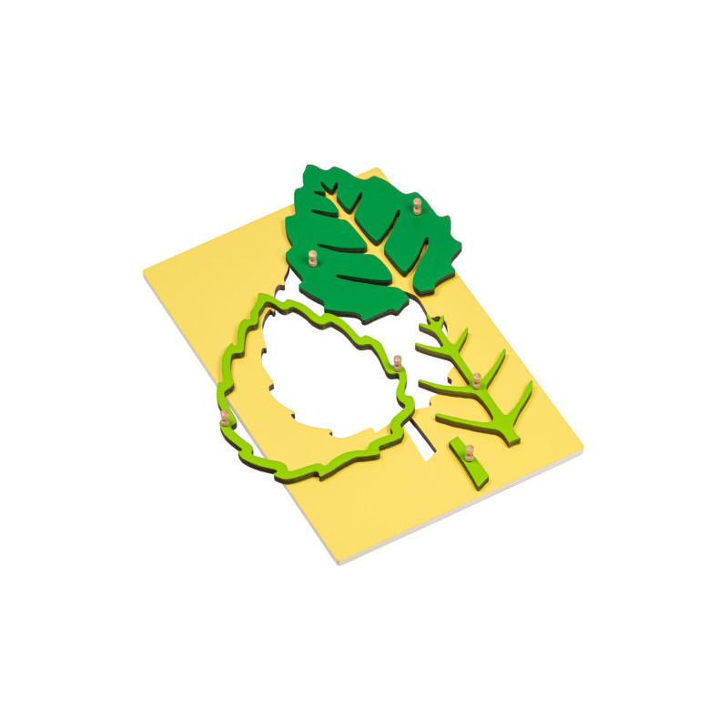 Puzzleset - Baum, Blatt, Blumen