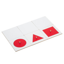 Deployments for the geometric chest of drawers red and white