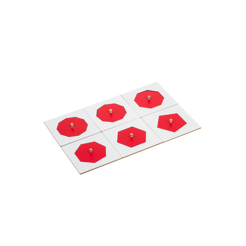 Deployments for the geometric chest of drawers red and white
