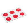 Deployments for the geometric chest of drawers red and white