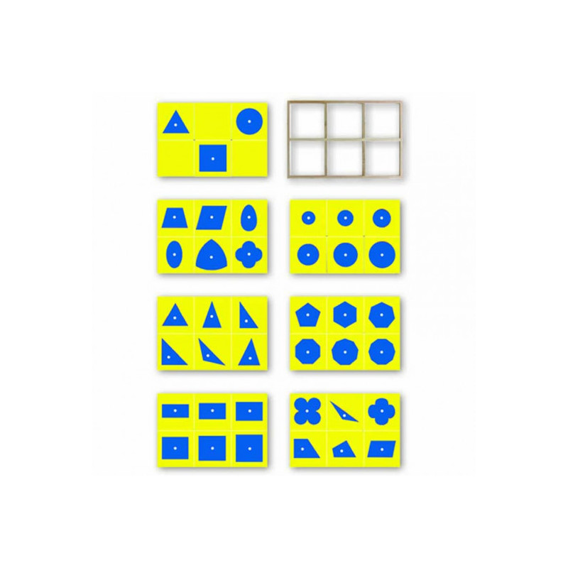 Einsätze für die Geometrische Kommode blau und gelb