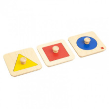 Puzzlesatz mit einzelnen Figuren